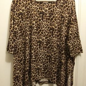 Chico's leopard print tunic
